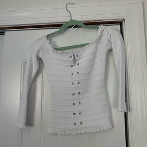 Off the Shoulder Long Sleeve